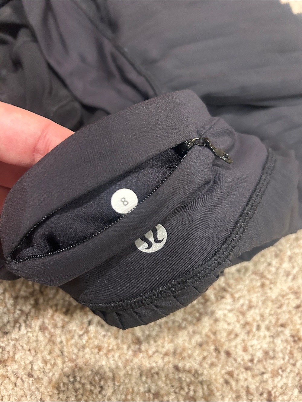 Lululemon Black Pleated Mini Athletic Skirt - Picture 4 of 6